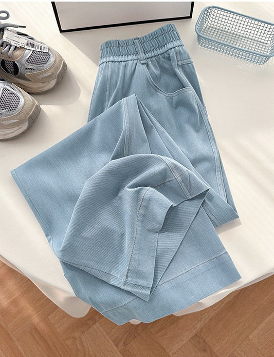 Elowen Tencel Straight-Leg Pants
