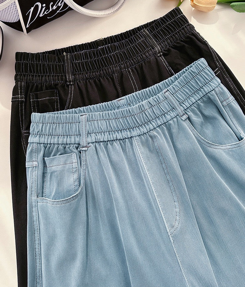 Elowen Tencel Straight-Leg Pants