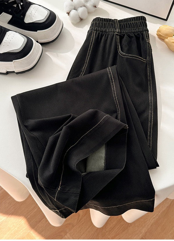 Elowen Tencel Straight-Leg Pants
