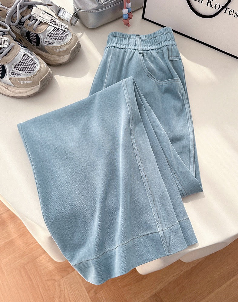Elowen Tencel Straight-Leg Pants