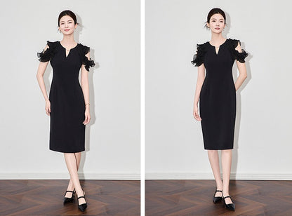Élodie Lace Off-Shoulder Midi Dress