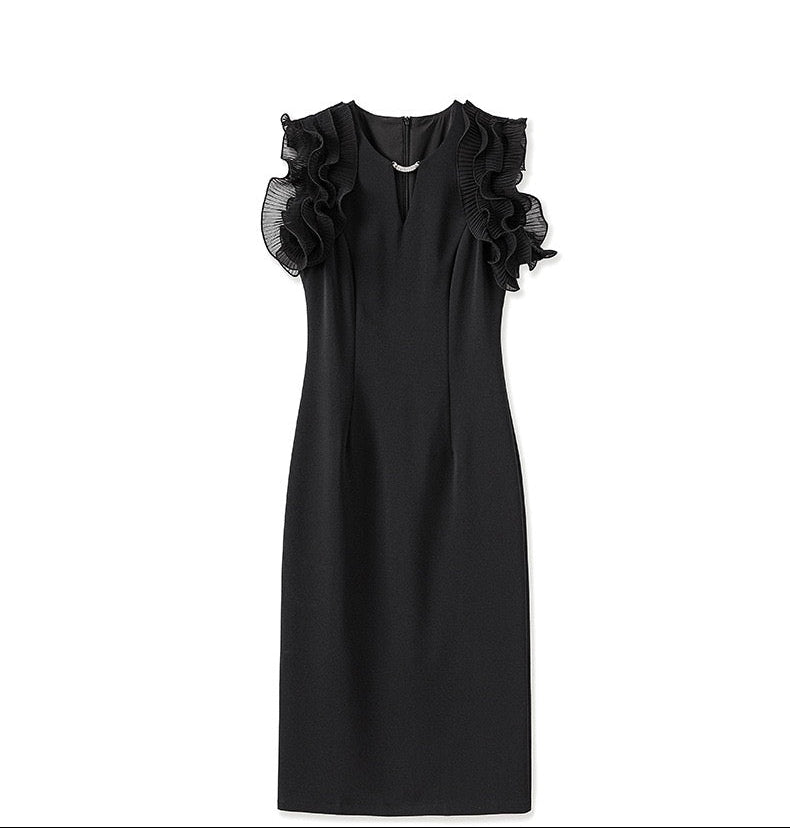 Élodie Lace Off-Shoulder Midi Dress