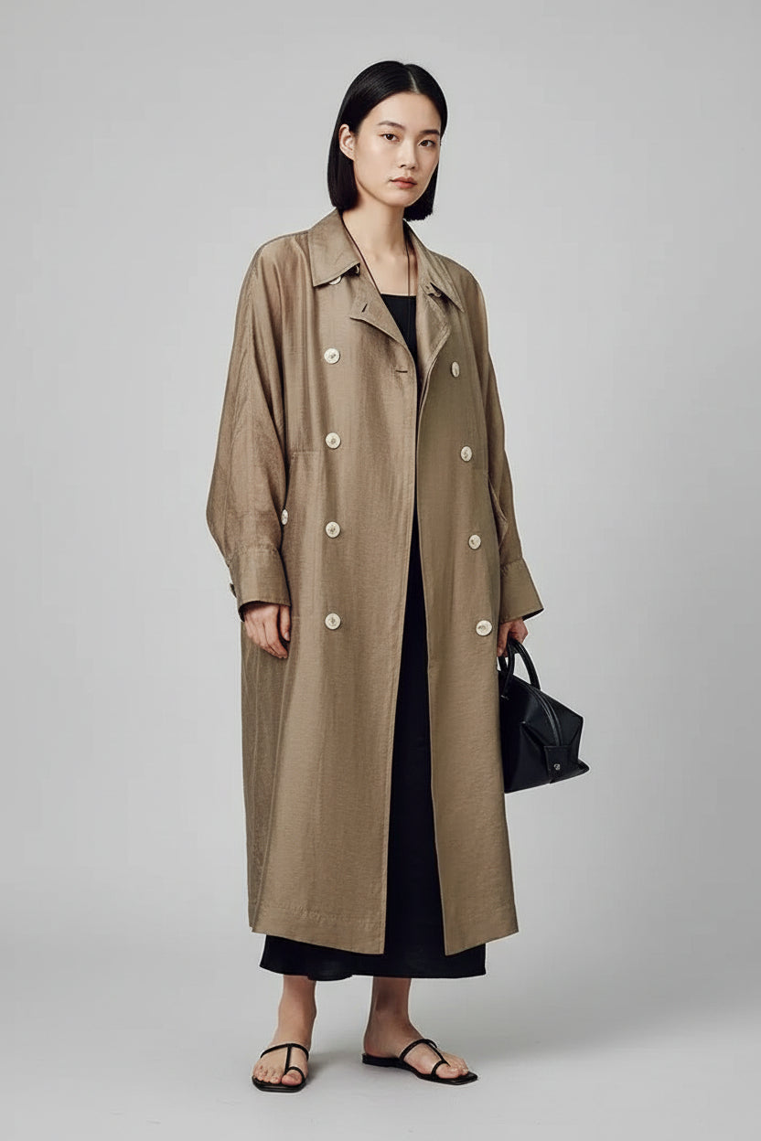 Kensington Tencel Trench Coat