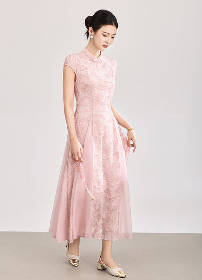Valentina Embroidered Floral Maxi Dress