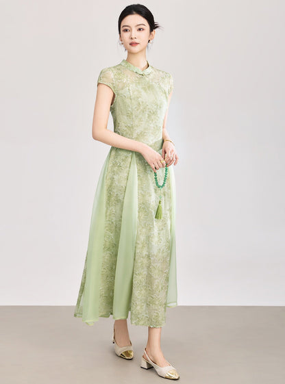 Valentina Embroidered Floral Maxi Dress