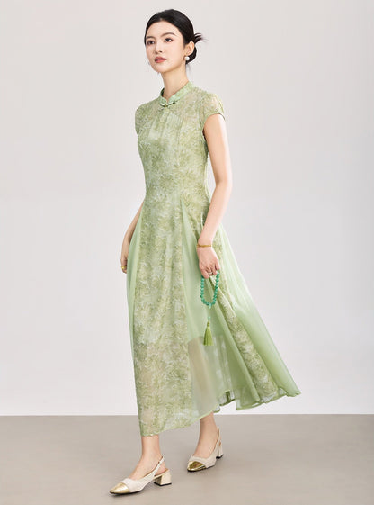 Valentina Embroidered Floral Maxi Dress