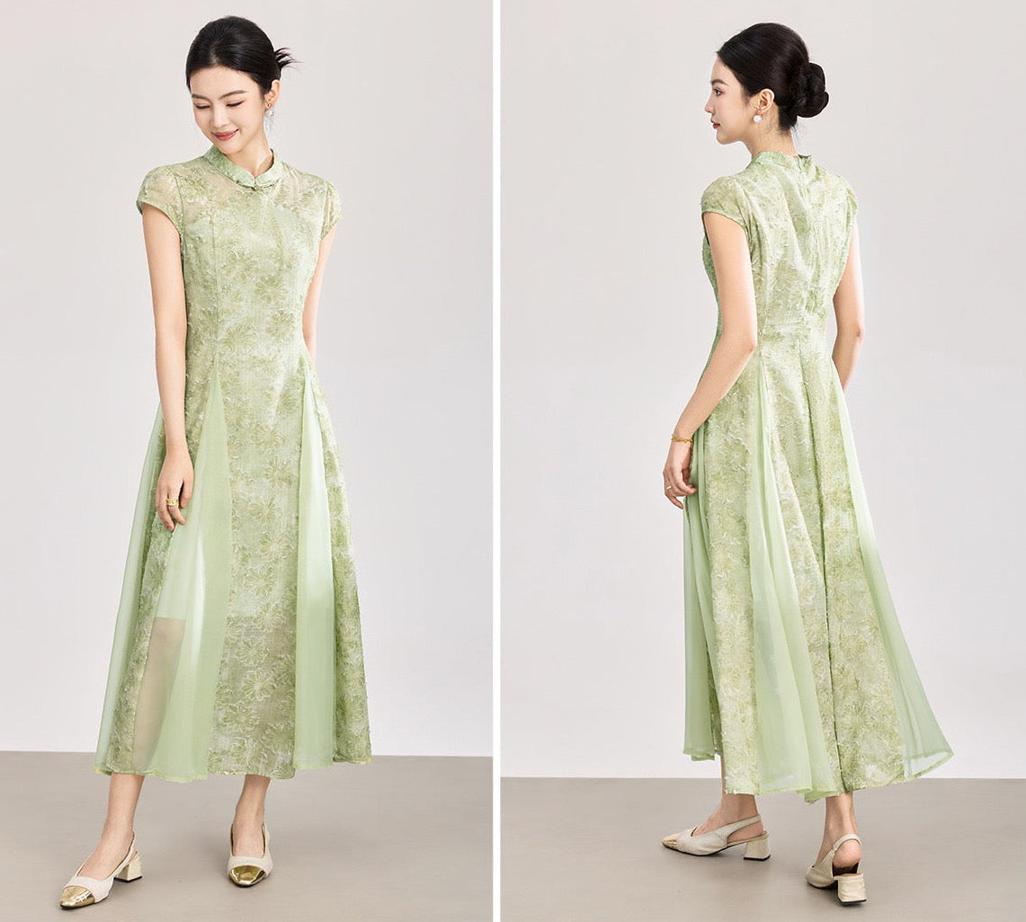 Valentina Embroidered Floral Maxi Dress