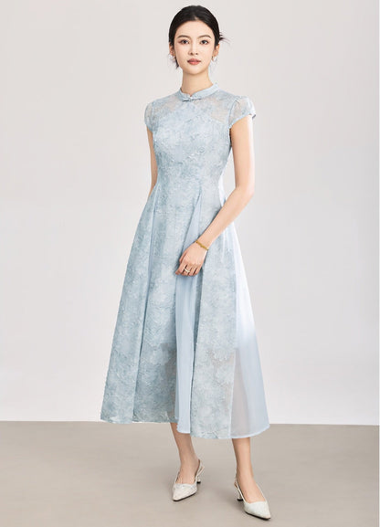 Valentina Embroidered Floral Maxi Dress