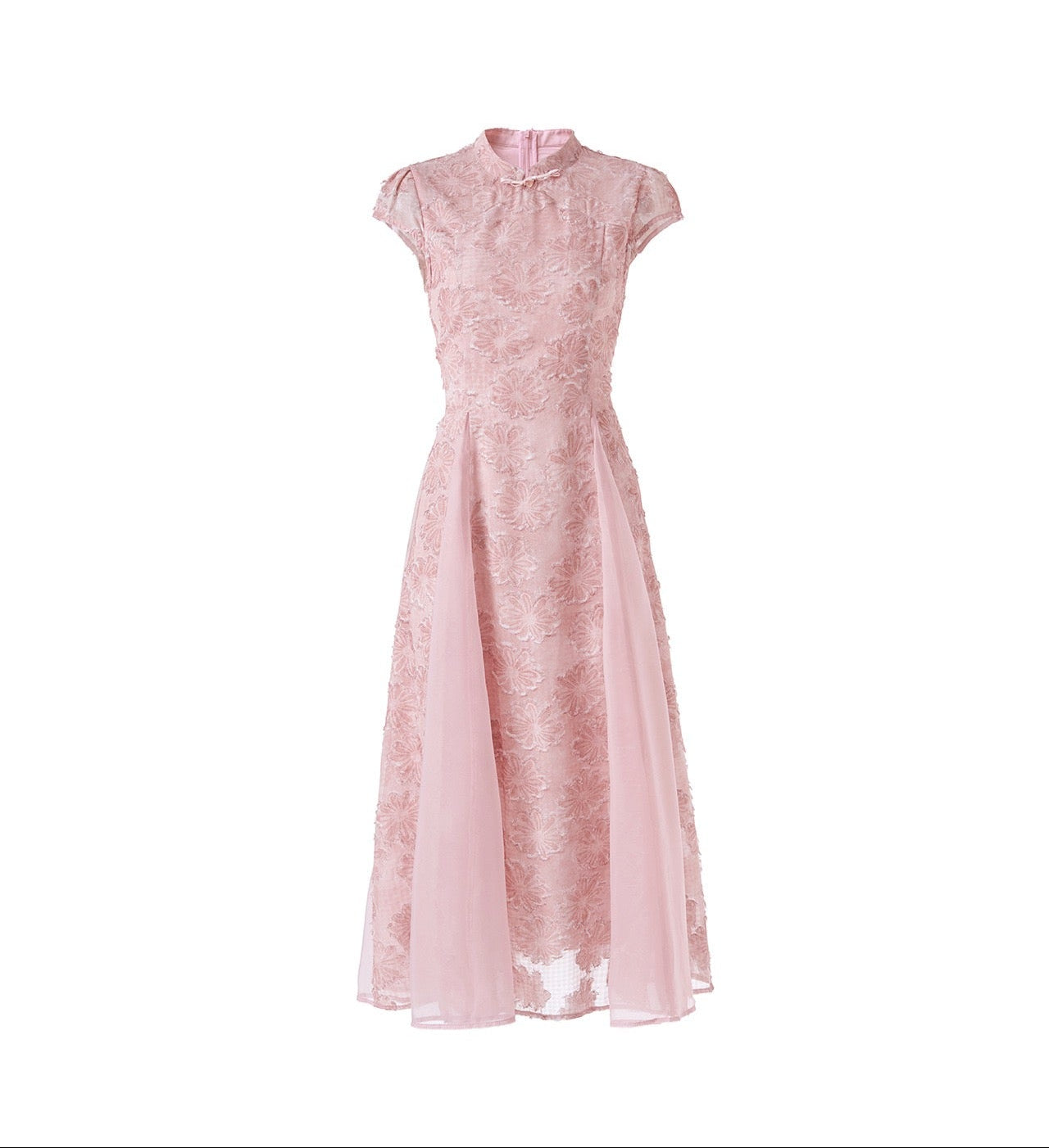 Valentina Embroidered Floral Maxi Dress