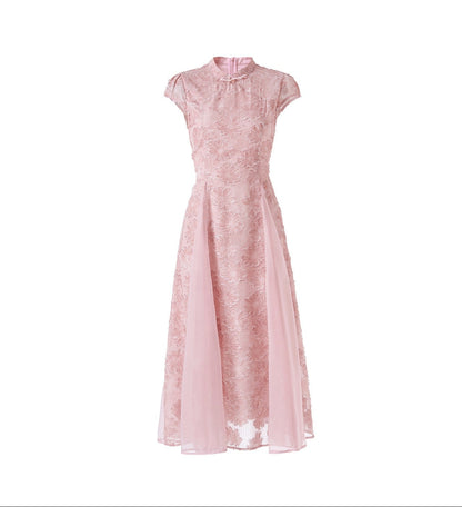 Valentina Embroidered Floral Maxi Dress