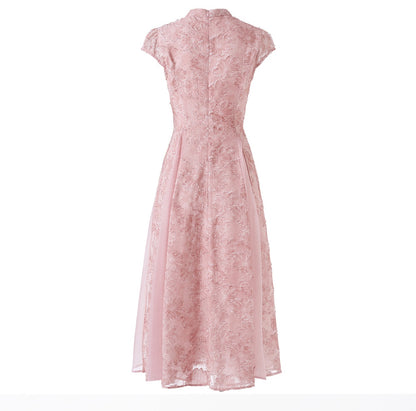 Valentina Embroidered Floral Maxi Dress