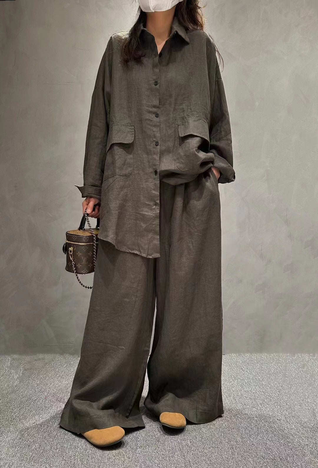Siena Linen Blend Shirt & Pants Set