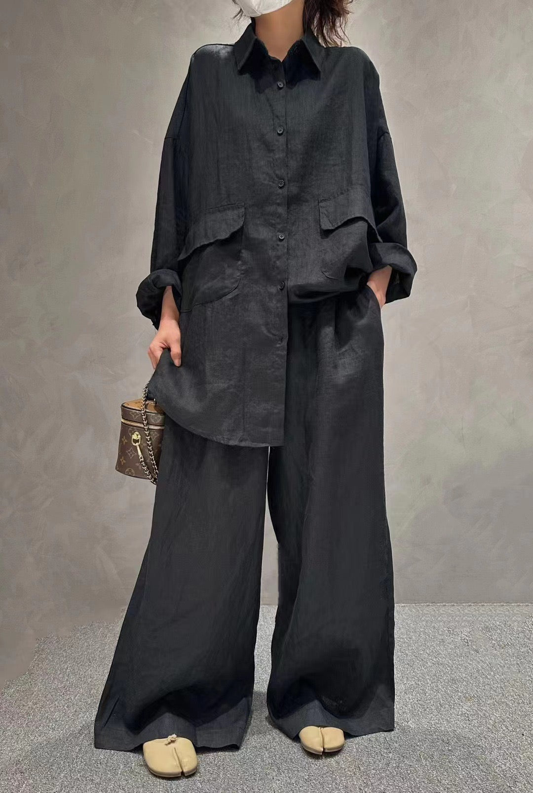 Siena Linen Blend Shirt & Pants Set