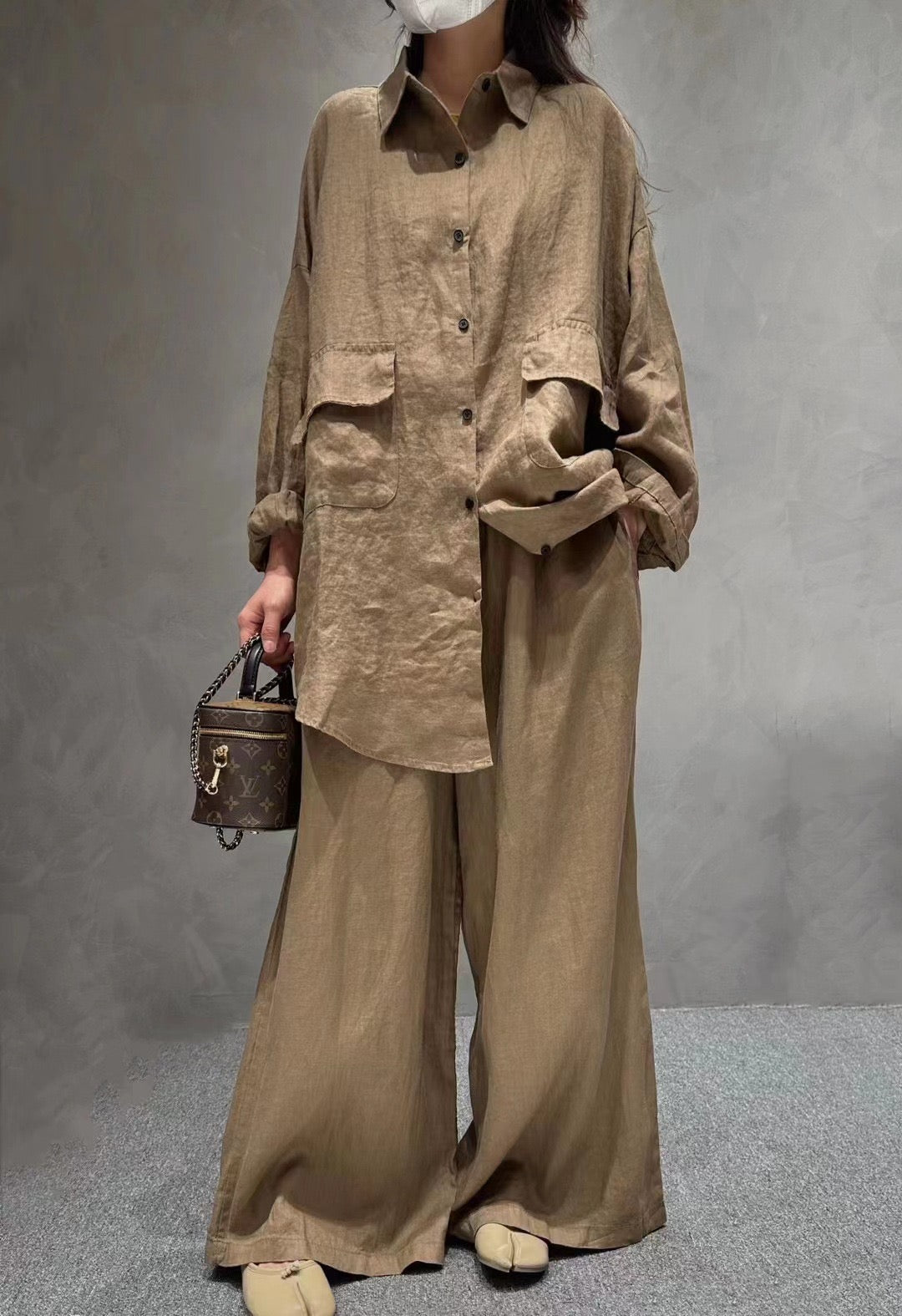 Siena Linen Blend Shirt & Pants Set