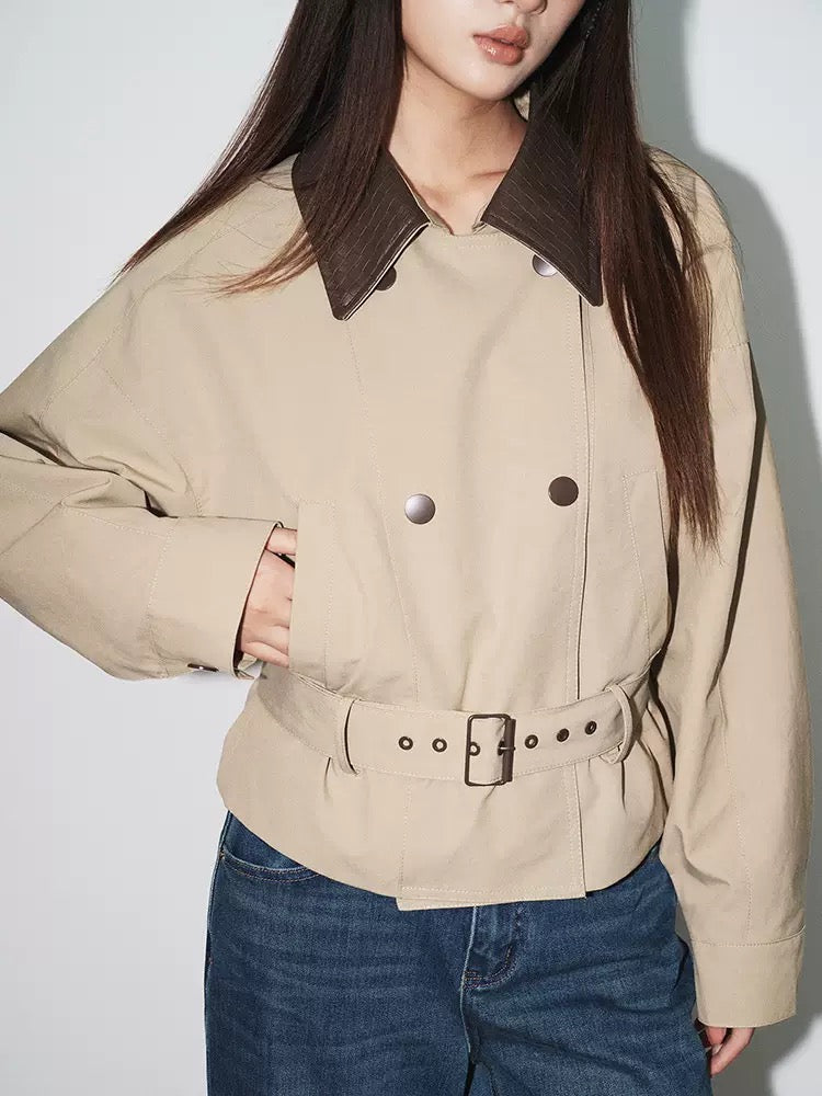 Maren Patchwork Lapel Jacket