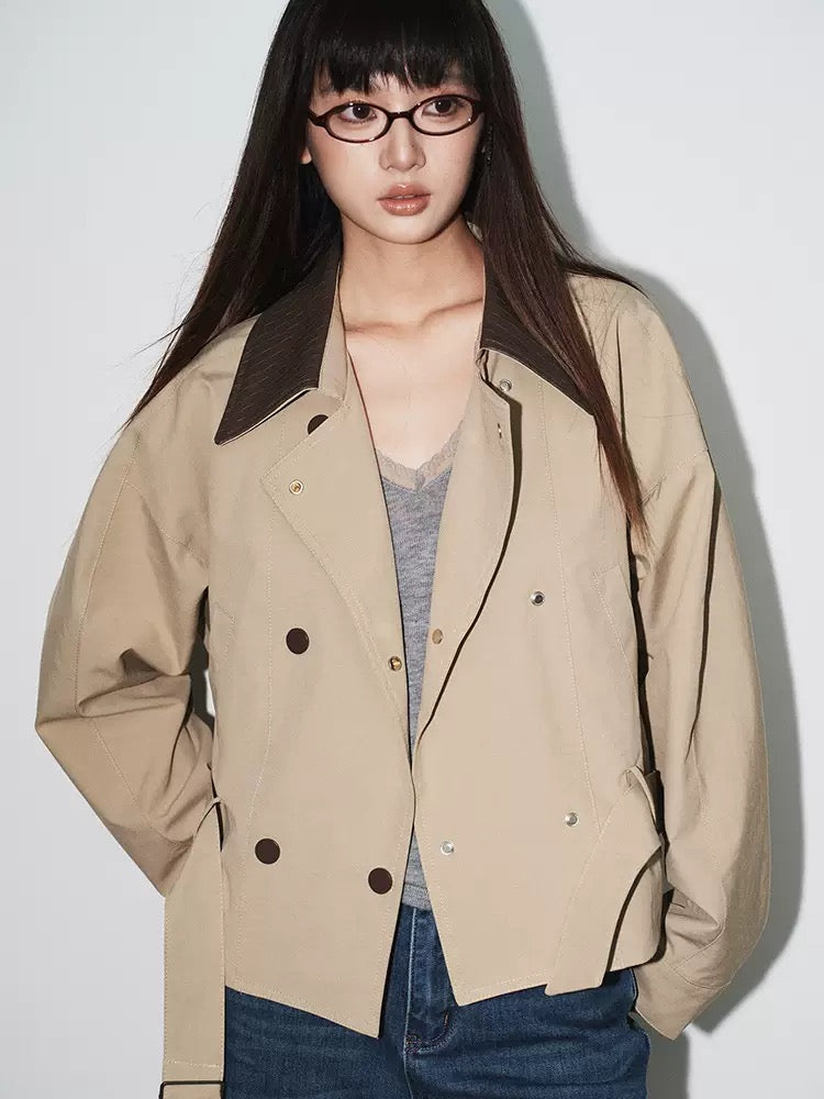 Maren Patchwork Lapel Jacket