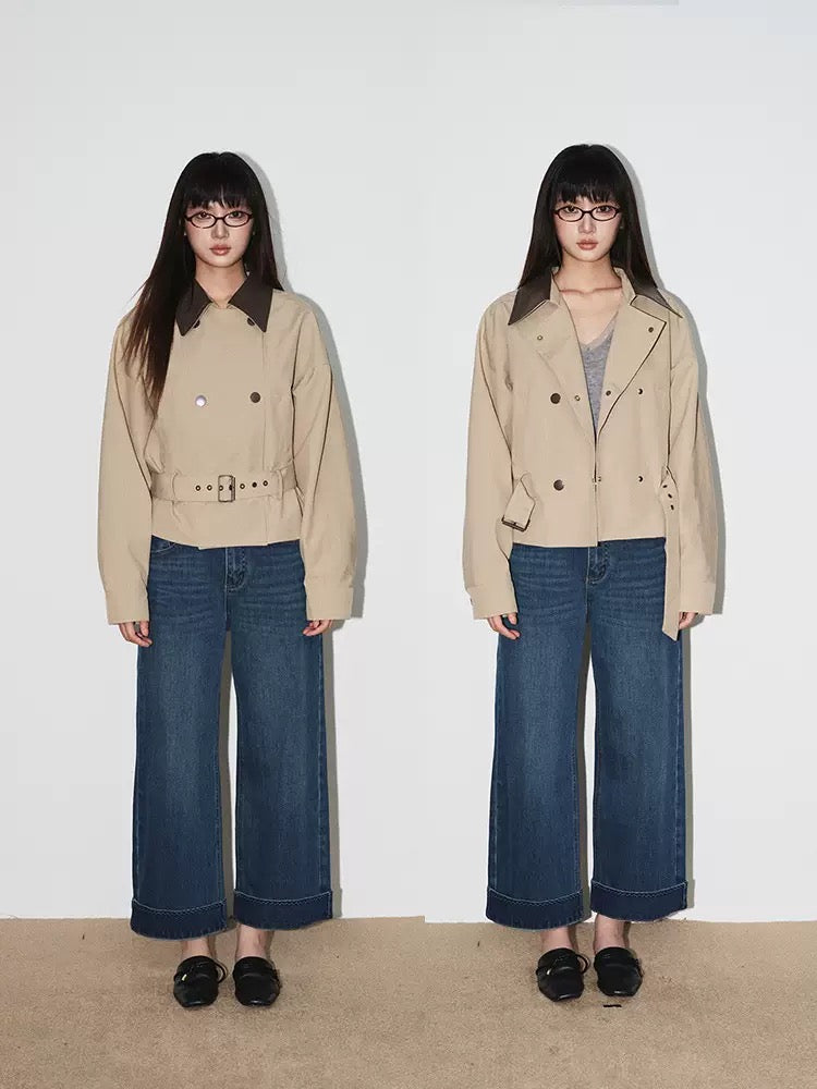 Maren Patchwork Lapel Jacket