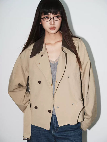 Maren Patchwork Lapel Jacket