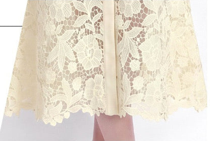 Élodie Luxe Lace Midi Dress