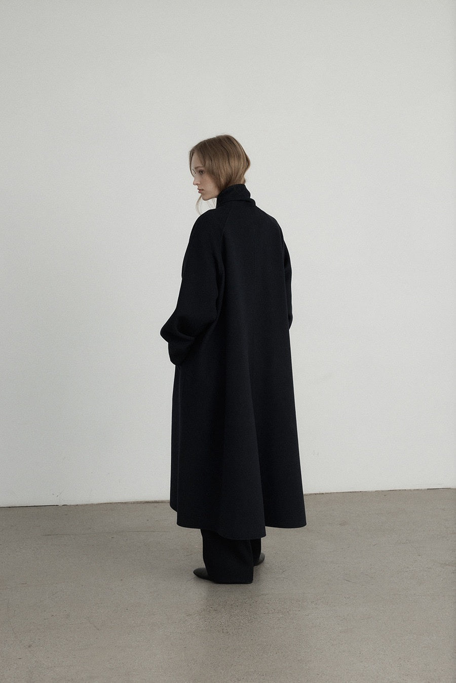 Elara Scarf Collar Wool Coat