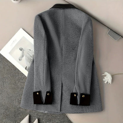 Camille Double-Breasted Longline Blazer