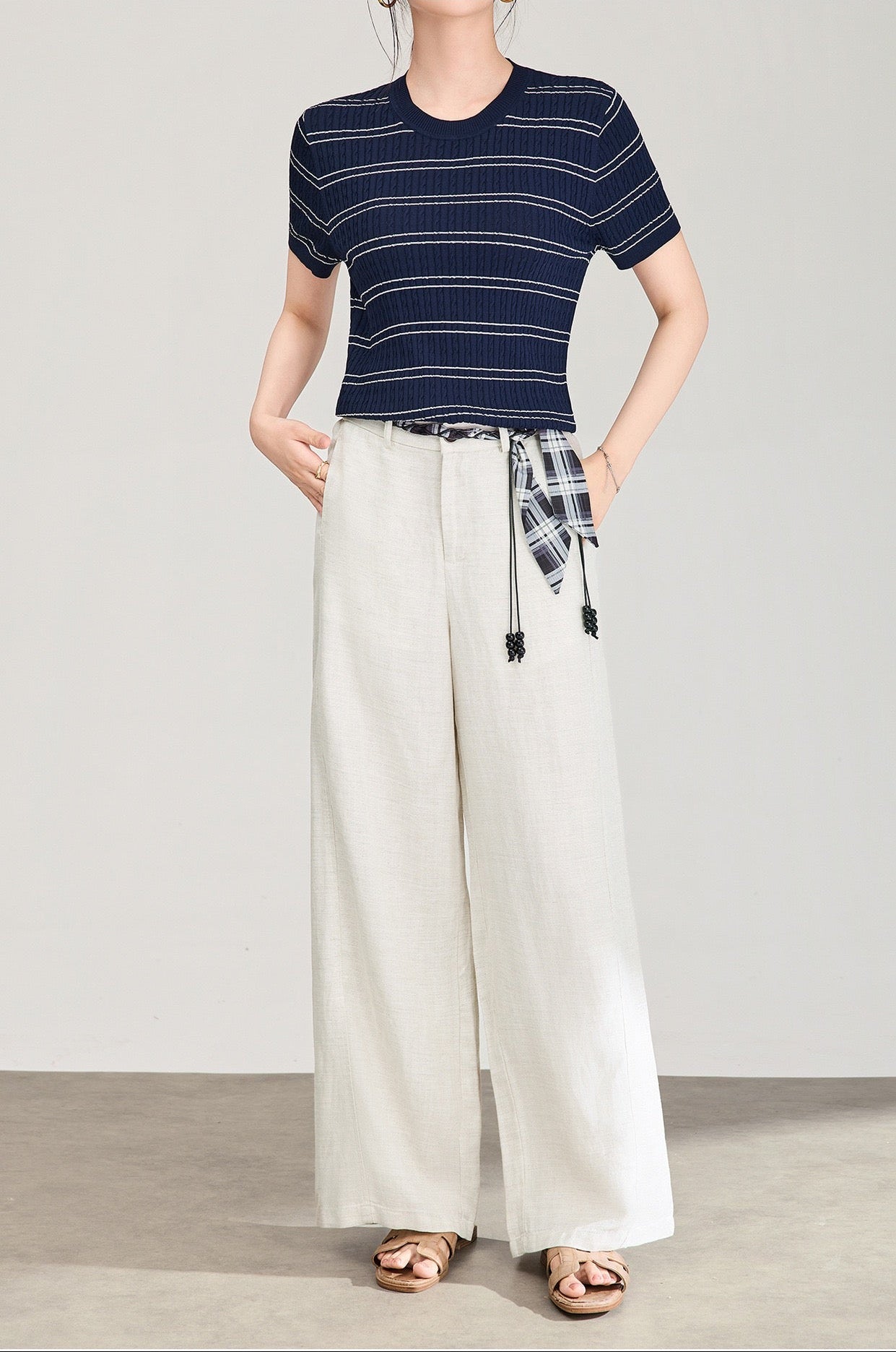 Elara Tencel Linen Blend Pants