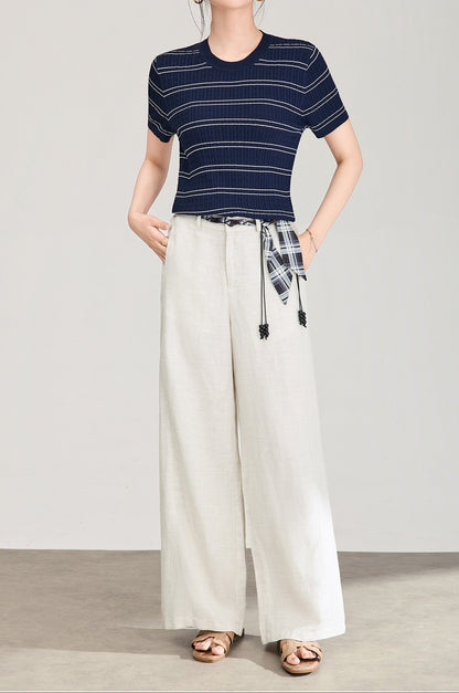 Elara Tencel Linen Blend Pants