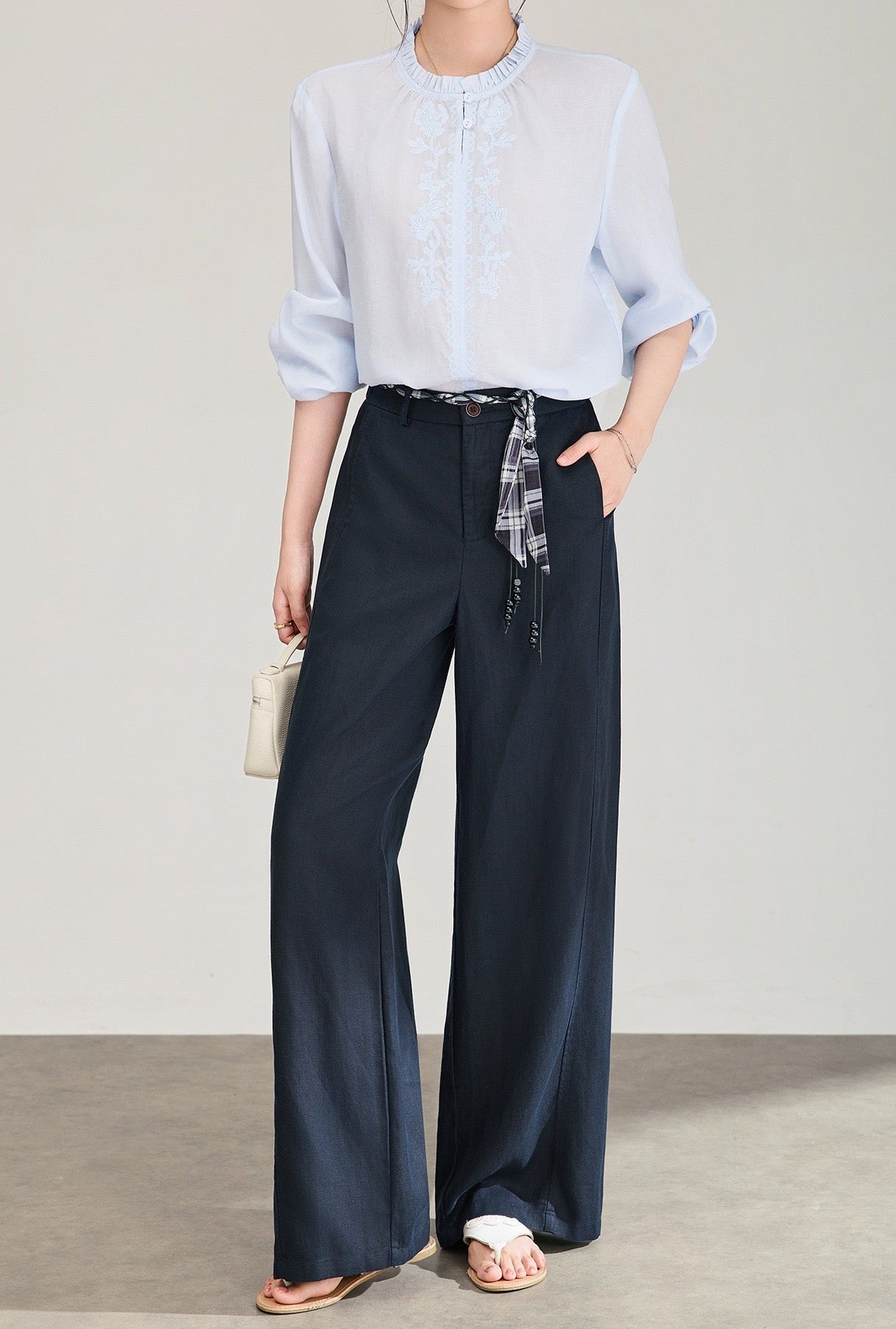 Elara Tencel Linen Blend Pants