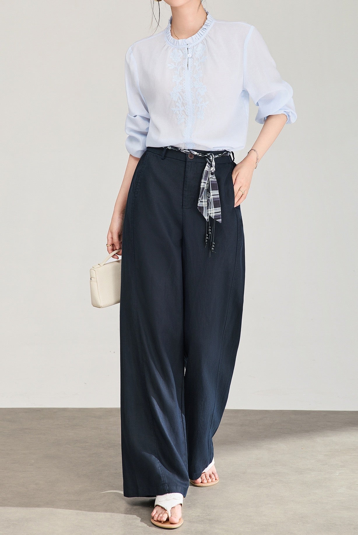Elara Tencel Linen Blend Pants