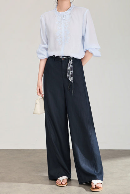 Elara Tencel Linen Blend Pants