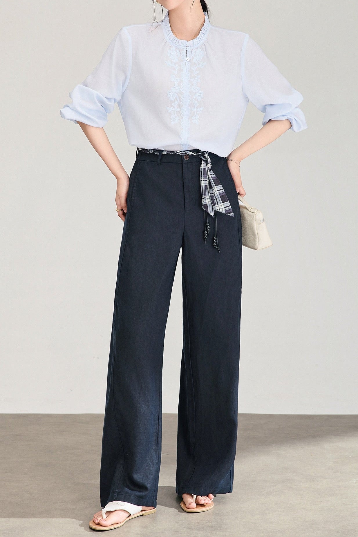 Elara Tencel Linen Blend Pants
