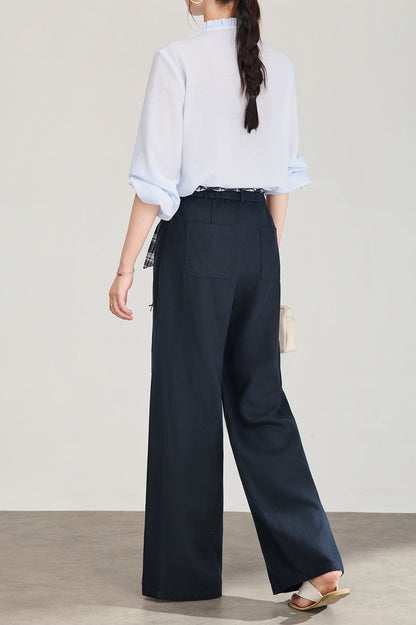 Elara Tencel Linen Blend Pants