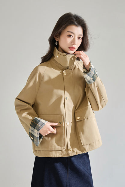 Maren Contrast Collar Jacket