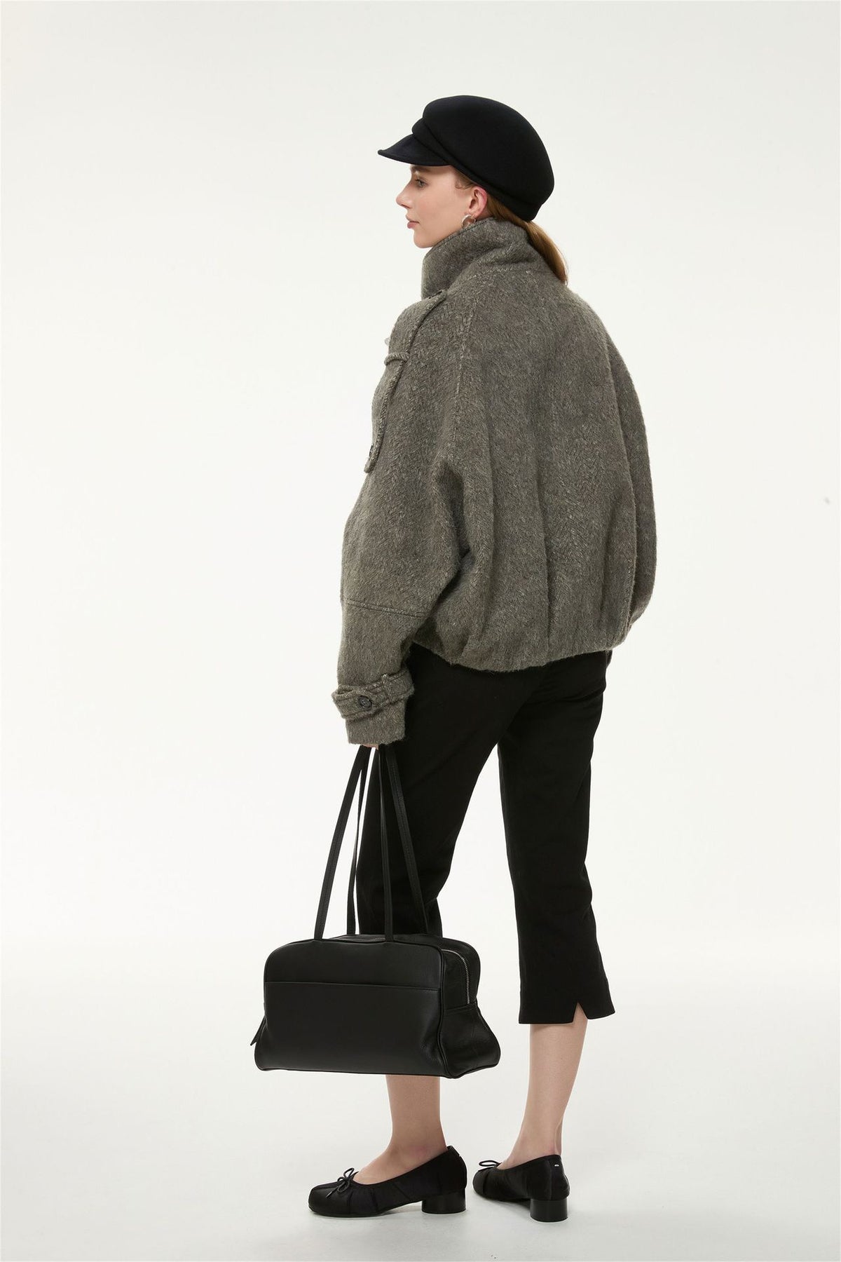 Margot Belted Wool-Blend Jacket