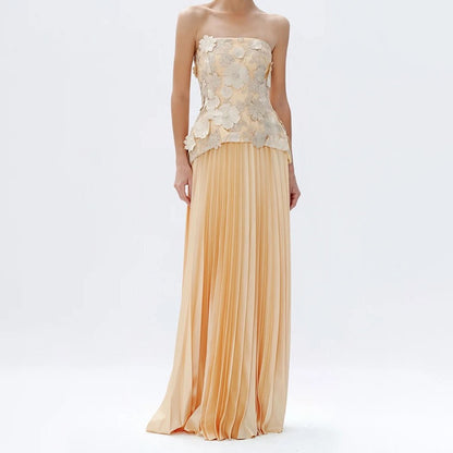 Soleil Bloom Pleated Maxi Set