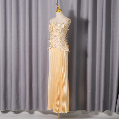 Soleil Bloom Pleated Maxi Set