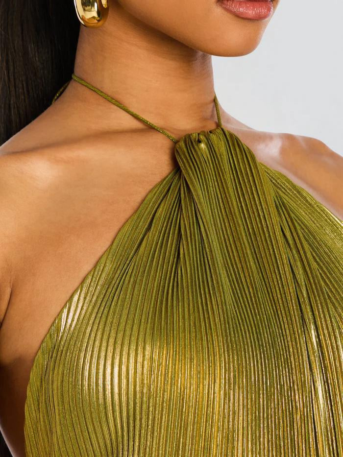 Aurelia Luxe Halter Gown