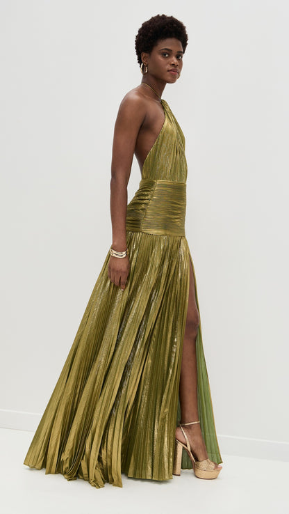 Aurelia Luxe Halter Gown