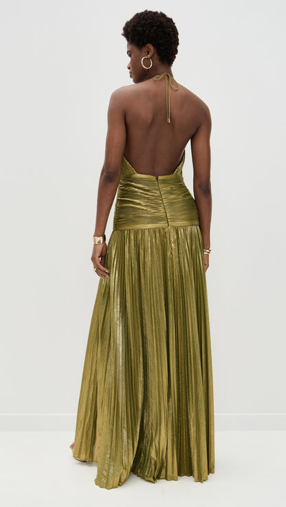 Aurelia Luxe Halter Gown