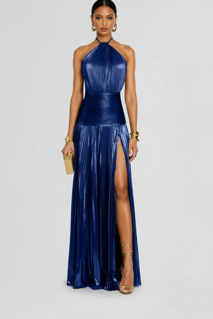 Aurelia Luxe Halter Gown