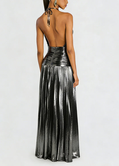 Aurelia Luxe Halter Gown