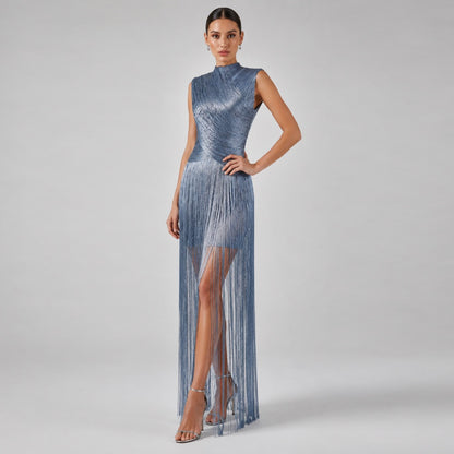 Seraphina Luxe Fringe Midi Dress