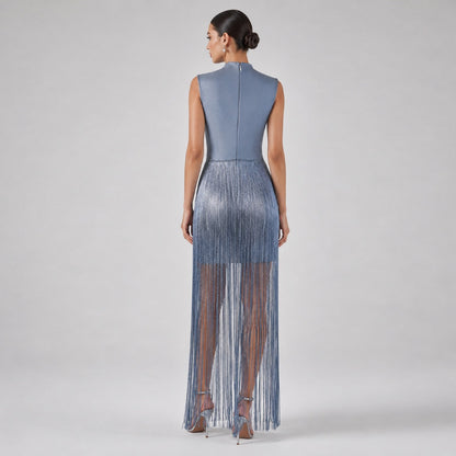 Seraphina Luxe Fringe Midi Dress