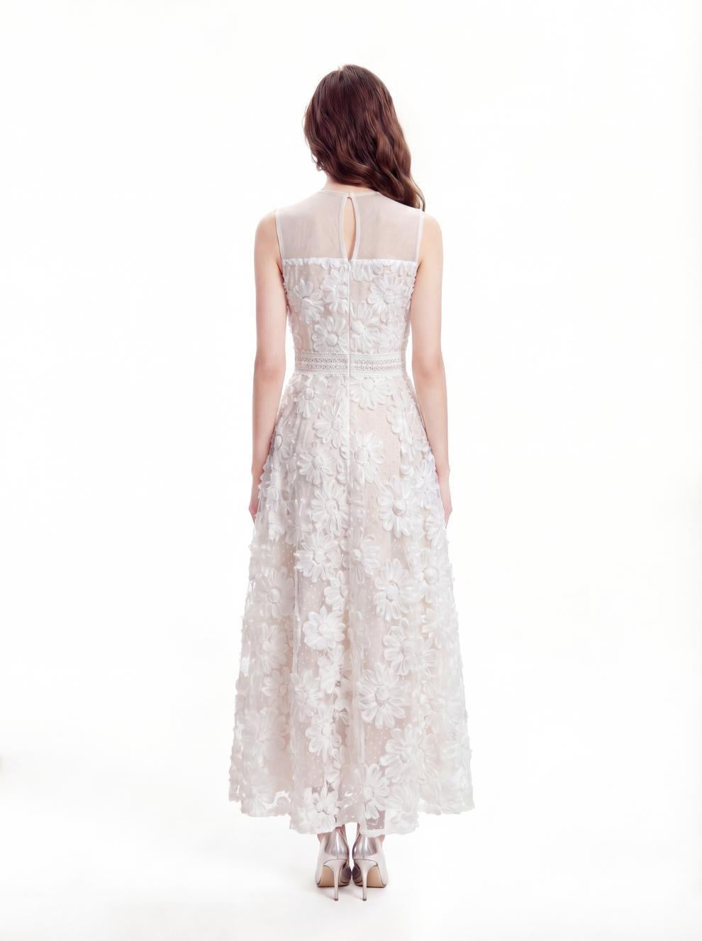 Celeste Embroidered Gala Dress