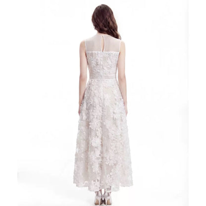 Celeste Embroidered Gala Dress