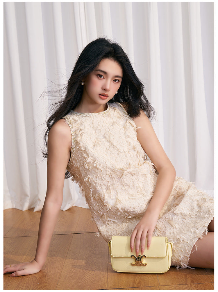 Amélie Textured Midi Dress