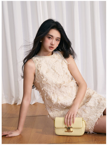 Amélie Textured Midi Dress