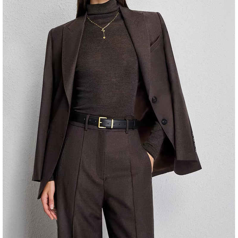 Old Money Wool Three-Piece Suit – Jacket, Vest & Trousers