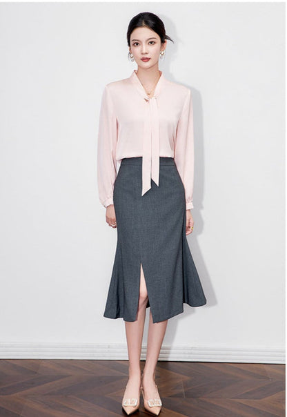 High-Waist Pencil Skirt – Elegant Tailored Mermaid Cut