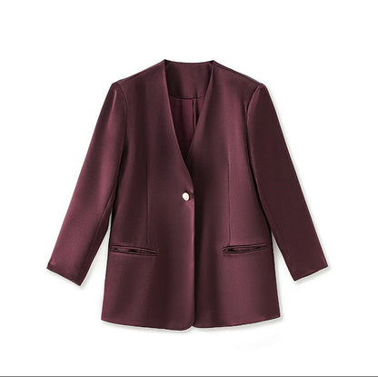 Fluid Acetate Blazer